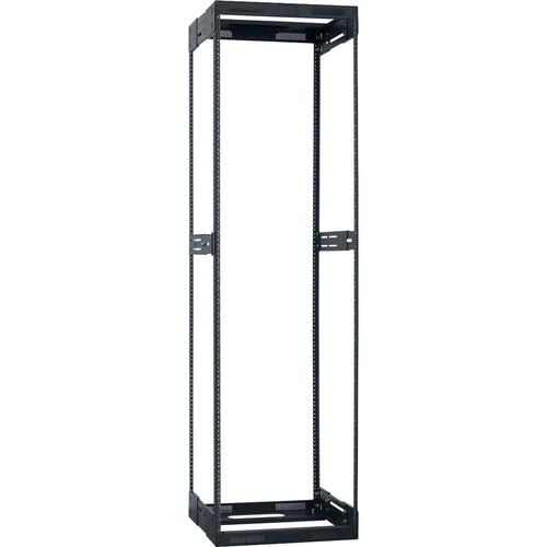 Lowell Manufacturing Rack-Variable Depth - 38U, Expands from 21 - 28" Deep