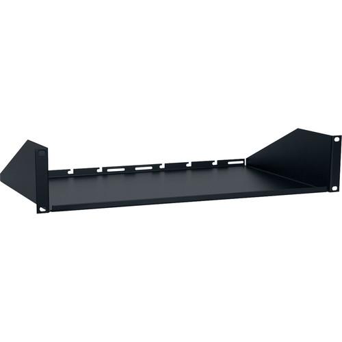 Lowell Manufacturing US Rack Utility Shelf-2U, 10" Depth