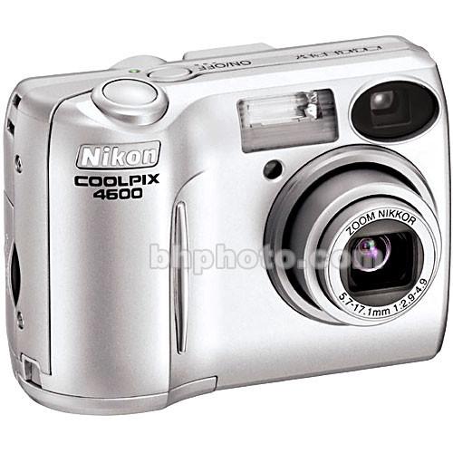 Nikon Coolpix 4600, 4.0 Megapixel, 3x Optical 4x Digital Zoom, Digital Camera - Refurbished