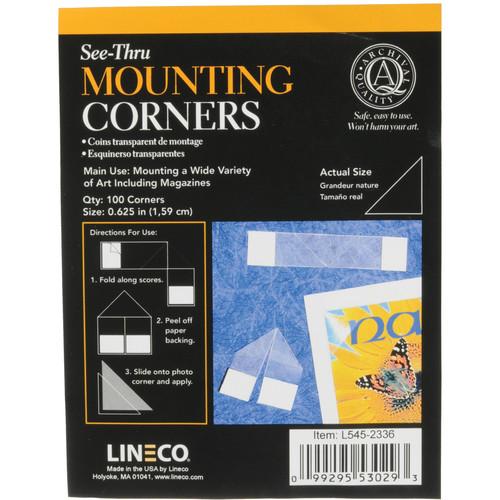 Lineco Archival Mounting Corners - 5
