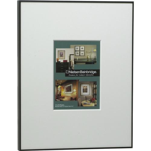 Nielsen & Bainbridge Photography Collection Frame - 11x14" Mat with 5x7" Opening, Black