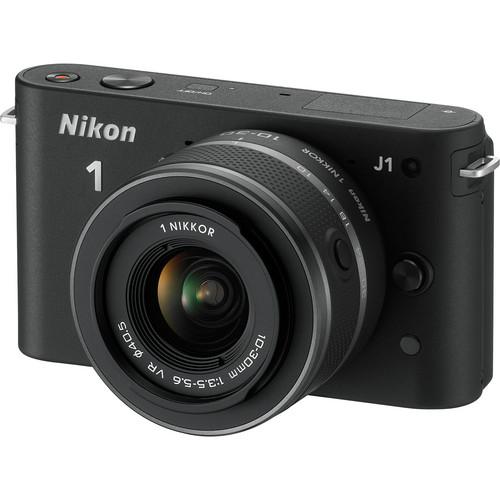 Nikon 1 J1 Mirrorless Digital Camera with 10-30mm VR Zoom Lens - Refurbished