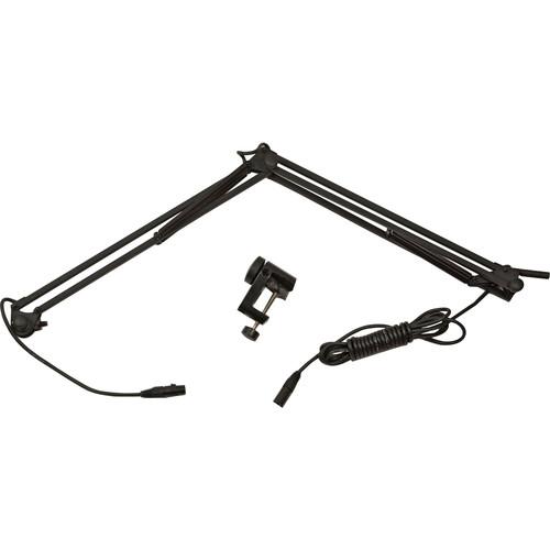 AKG Table Mounted Scissor Stand with 16-foot XLR Mic Cable