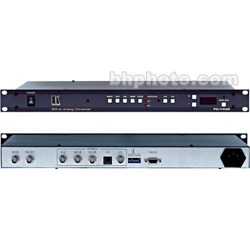 Kramer FC-7402 Digital to Analog Converter - Input SDI, Output Component, Composite and Y C Video , Proc-Amp, NTSC PAL, Kramer, FC-7402, Digital, to, Analog, Converter, Input, SDI, Output, Component, Composite, Y, C, Video, Proc-Amp, NTSC, PAL