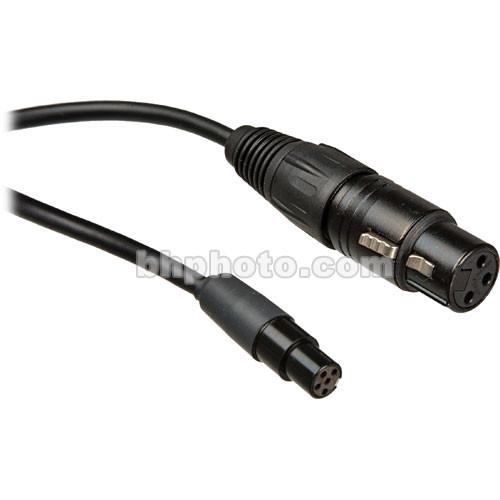 Remote Audio Lectrosonics Microphone Level to Beltpack Cable with 3-pin XLR and TA5-Female Connections