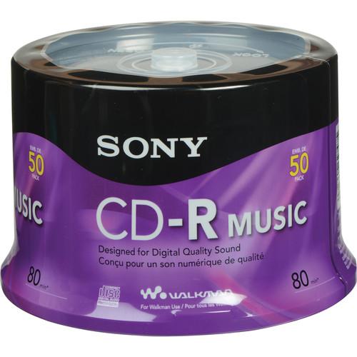Sony CD-R Music Recordable Compact Disc, Sony, CD-R, Music, Recordable, Compact, Disc