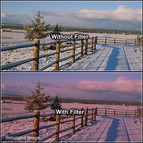 Tiffen 4 x 4" 1 Cranberry Solid Color Filter