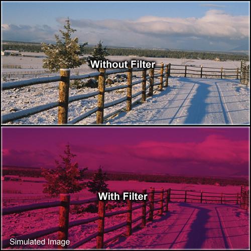Tiffen 4 x 5.65" 3 Cranberry Solid Color Filter