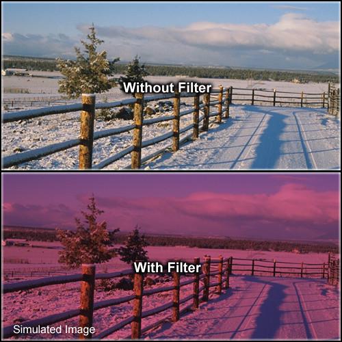 Tiffen 5 x 6" 2 Cranberry Solid Color Filter
