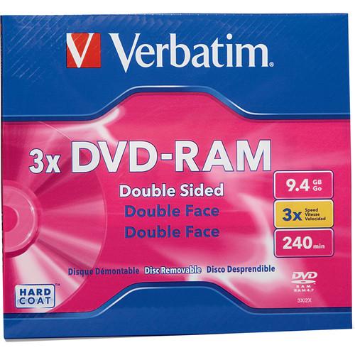 Verbatim DVD-RAM 9.4GB, 3x, Double-Sided, Rewritable,