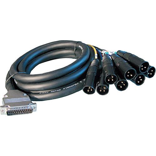 ALVA BO25MXLR8M6 D-SUB 25-Pin Analog Audio to XLR Male Breakout Cable, ALVA, BO25MXLR8M6, D-SUB, 25-Pin, Analog, Audio, to, XLR, Male, Breakout, Cable
