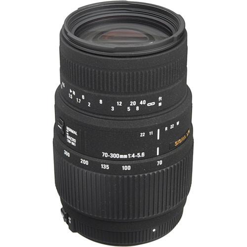 Sigma 70-300mm f 4-5.6 DG Autofocus Lens for Nikon F Mount Cameras