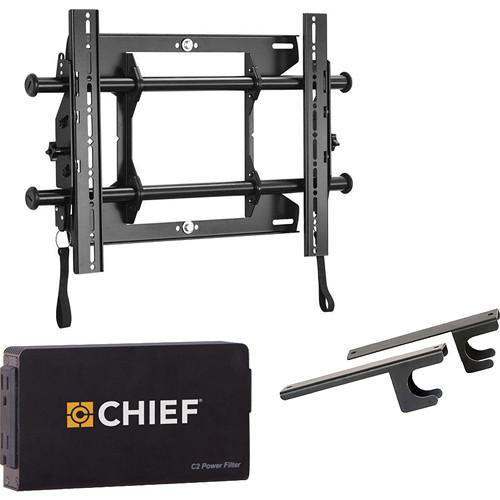 Chief Fusion Universal Micro-Adjustable Tilt Wall Mount Kit for 26-47" Displays