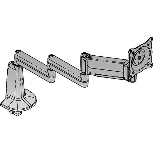 Chief KCB110S Flat Panel Height-Adjustable Triple Arm Desk Mount