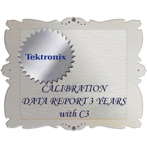 Tektronix D3 Calibration Data Report for HDVG7