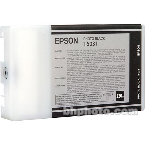 Epson T603100 Photo Black UltraChrome K3 Ink Cartridge