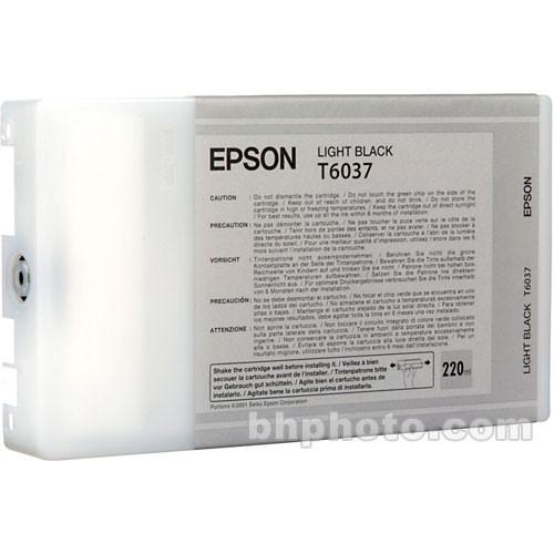 Epson T603700 Light Black UltraChrome K3 Ink Cartridge