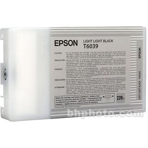 Epson T603900 Light Light Black UltraChrome K3 Ink Cartridge