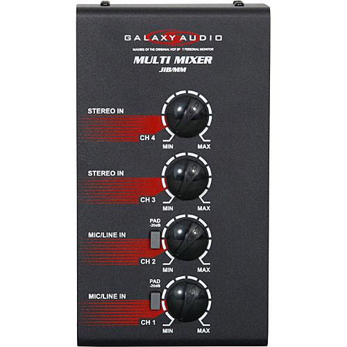 Galaxy Audio JIB MM Jacks in the Box Multi Mixer