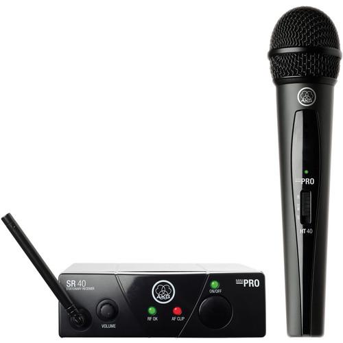 AKG WMS 40 Mini Vocal Set Handheld Wireless Microphone System