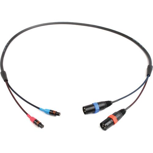 Remote Audio CA744XLRLO Dual XLR Male to Dual TA3F Output Cable for 744T