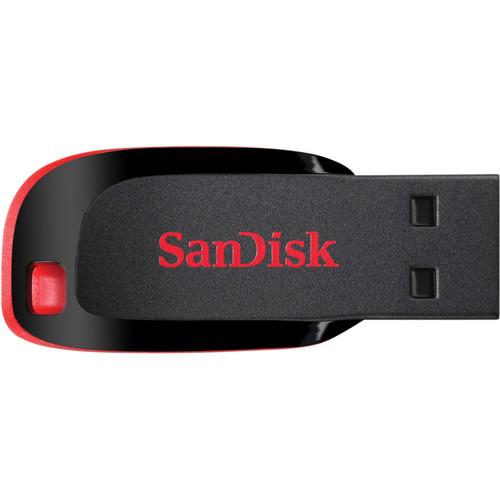 SanDisk 16GB Cruzer Blade USB Flash Drive, SanDisk, 16GB, Cruzer, Blade, USB, Flash, Drive