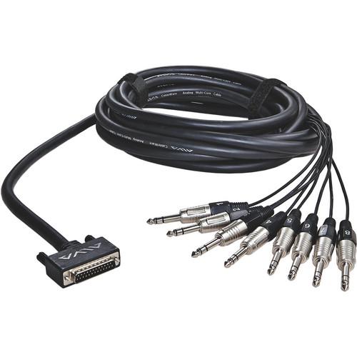 ALVA AI25-8T2 Analog Breakout TRS Cable