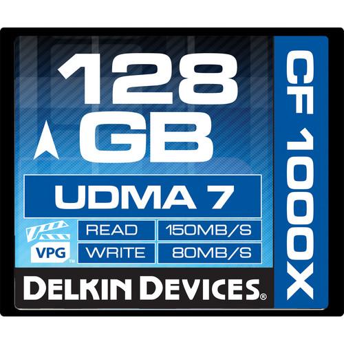 Delkin Devices 128GB CompactFlash 1000x UDMA