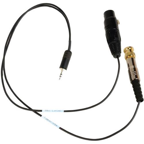 Remote Audio BNC & XLR3F to 3.5mm TRS Unbalanced Stereo Transcription Cable