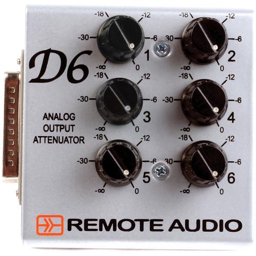 Remote Audio D6 Analog Output Attenuator