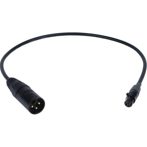 Remote Audio TA5F to XLR-3M for Zaxcom QRX100 - 18" Cable