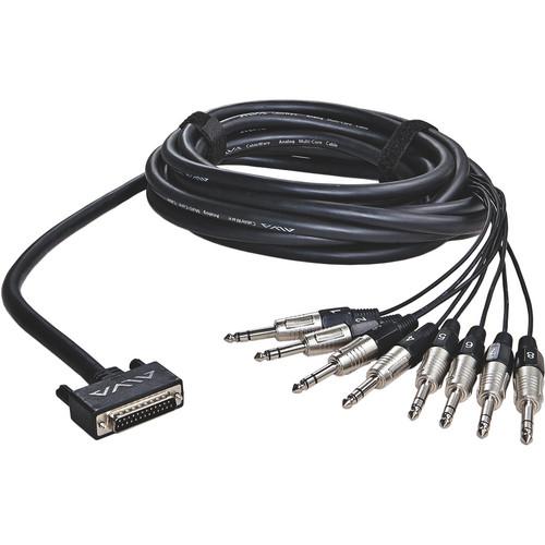ALVA AI25-8T6 Analog Breakout TRS Cable