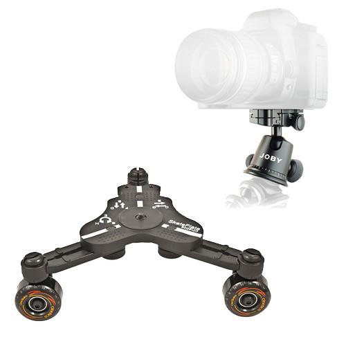 Cinetics CineSkates Pro Tabletop Dolly & Ballhead Kit