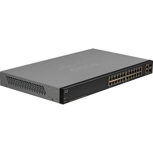 Cisco SF200-24P 24-Port 10 100 Ethernet Smart Switch