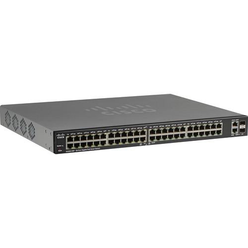 Cisco SG200-50P 50-Port 10 100 1000 Gigabit PoE Smart Switch