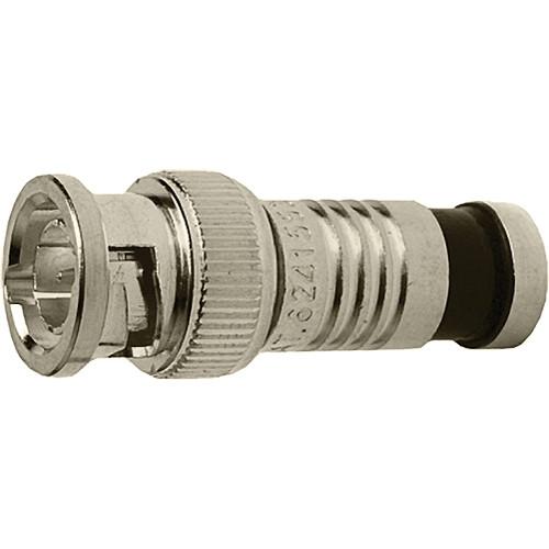 Platinum Tools BNC-Type Nickel RGB Mini Coax-25 AWG Connector