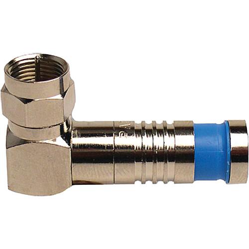 Platinum Tools F-Type Nickel Rt. Angle SealSmart Coaxial RG59 Connector