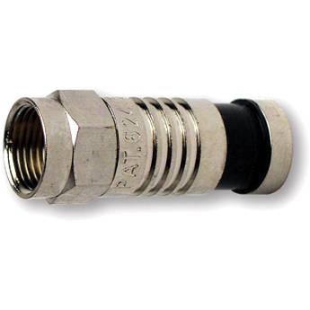 Platinum Tools F-Type Nickel SealSmart Coaxial RG6 Quad Connector