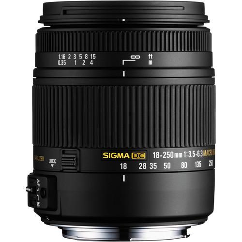 Sigma 18-250mm F3.5-6.3 DC Macro OS