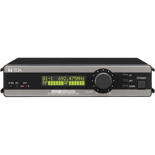 Toa Electronics WT-5800 F01US True Diversity 64-Channel Wireless Tuner