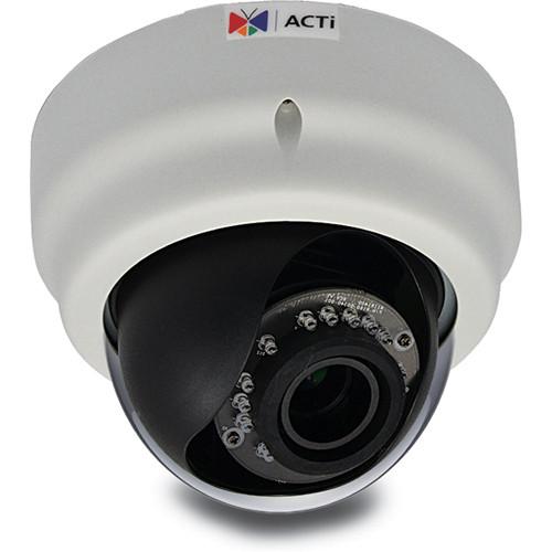ACTi E69 2MP Day Night Indoor IP Dome Camera with Adaptive IR, SLLS, & 2.8 to 12mm Varifocal Lens