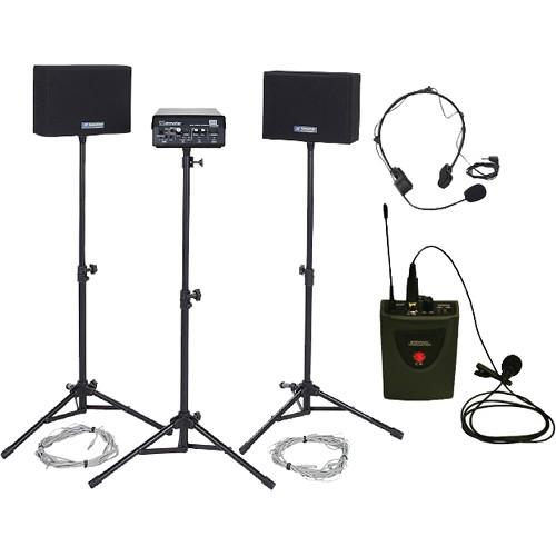 AmpliVox Sound Systems Voice Carrier Wired Speakers & Wireless Mics