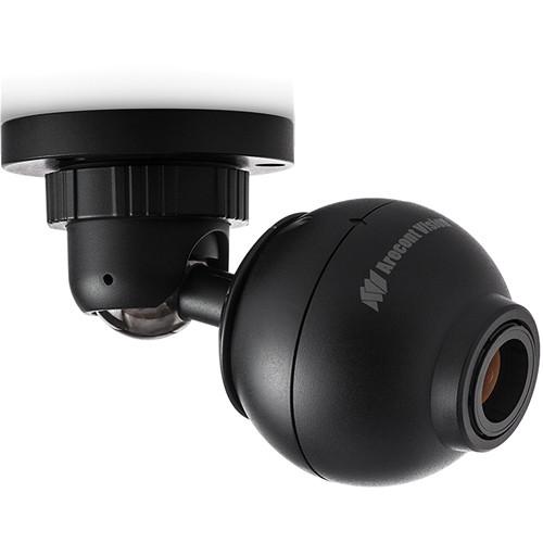 Arecont Vision MegaBall 2 Series AV3246PM-W 3MP H.264 Motorized P-Iris Lens Day Night Wall Mount Indoor Ball IP Camera with WDR