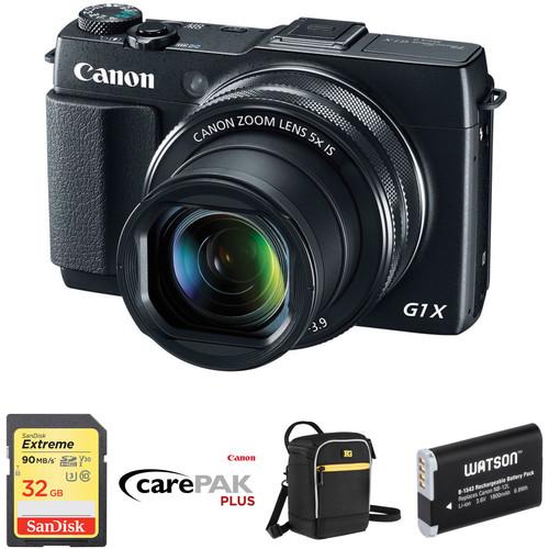 Canon PowerShot G1 X Mark II Digital Camera Deluxe Kit