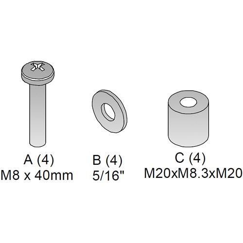 Chief FHB3051 Flat Panel Hardware Kit