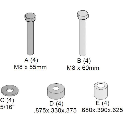 Chief FHB3053 Flat Panel Hardware Kit