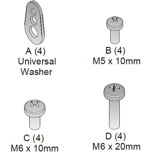 Chief FHB3095 Hardware Kit for FUSION & Thinstall Mounts