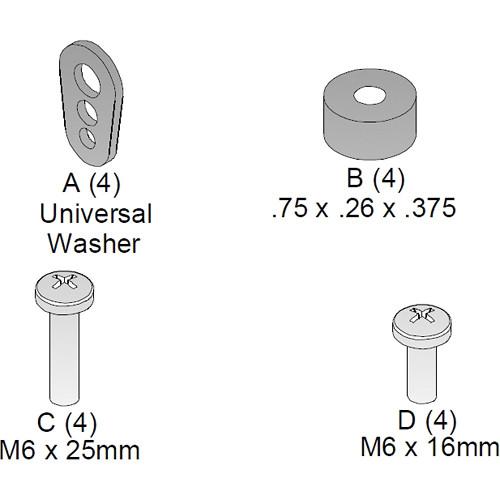 Chief FHB3364 Hardware Kit for Chief Mounts