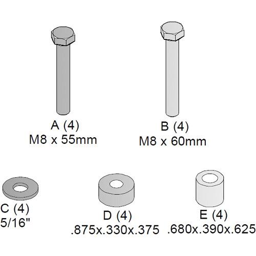 Chief FHB5053 Flat Panel Hardware Kit
