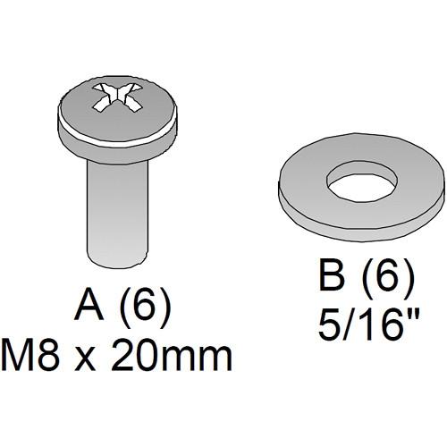 Chief FHB7458 Custom Hardware Kit for FUSION & Thinstall Mounts
